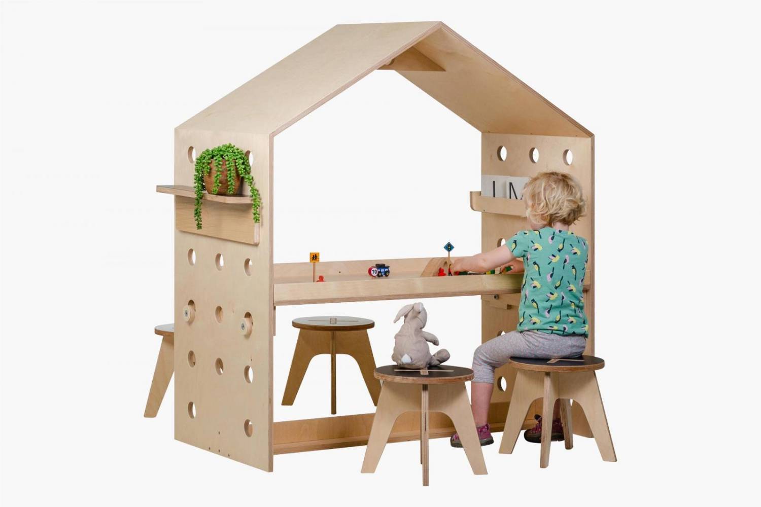 Wooden multi peggo nook for schools