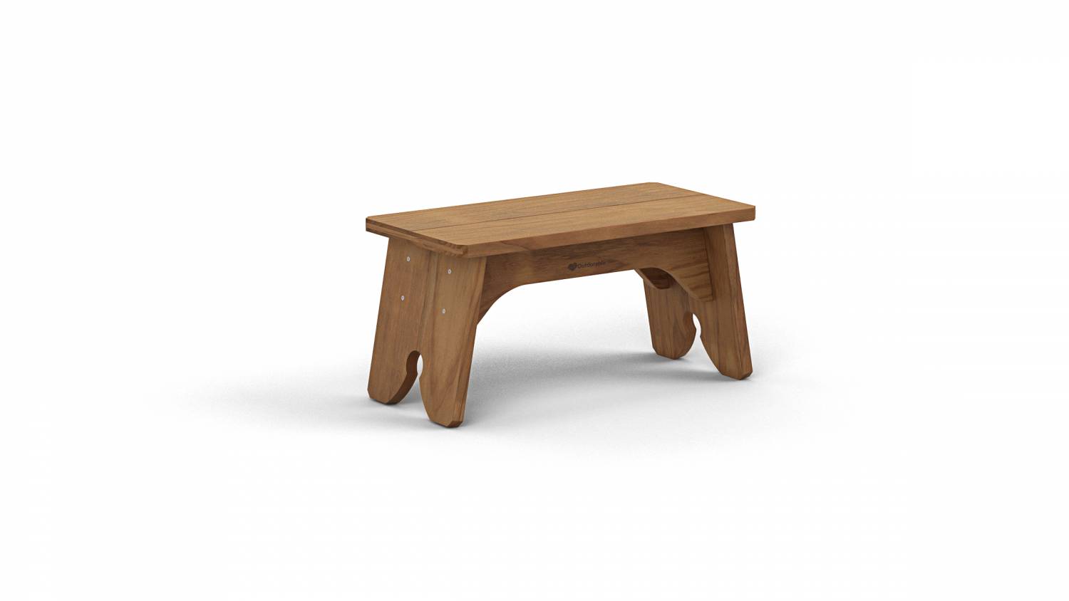 wooden bench seat