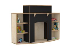 Wooden Fire place for Early Learning